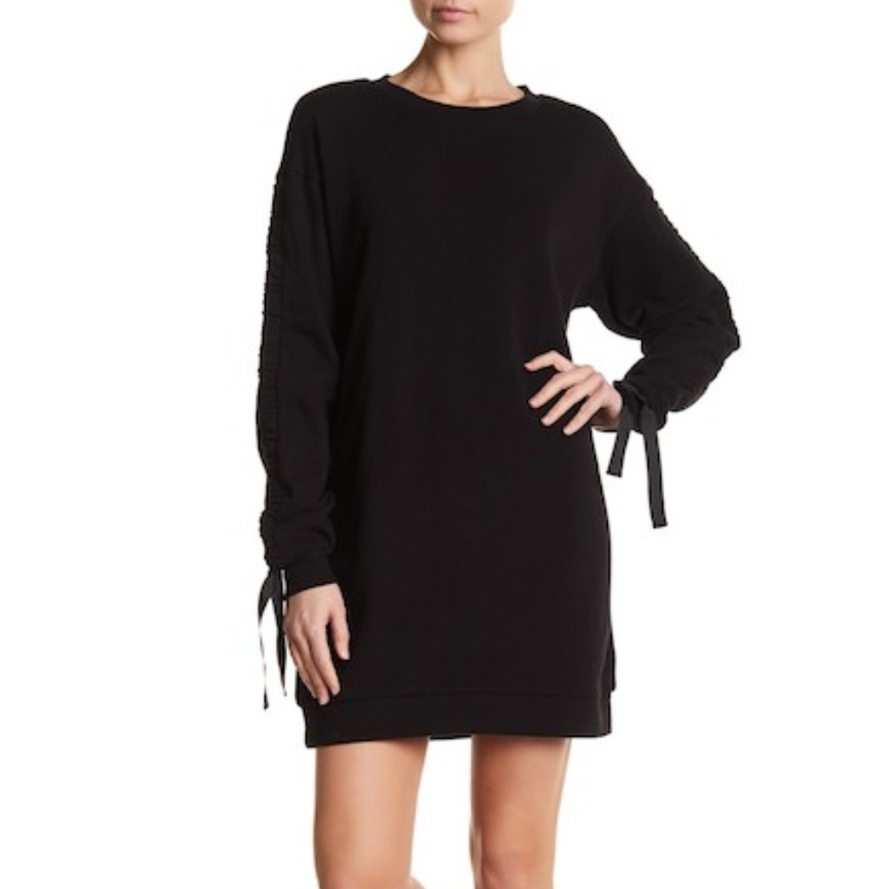 ❤️HP New Contemporary Designer Ruched Sleeve Dress